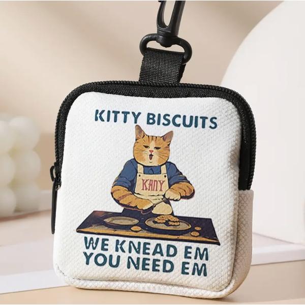 ミニポーチ シェフ 猫 ネコ 可愛い コインケース 小銭入れ イヤホンケース ミニ財布 レディース ...