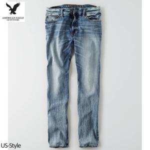 アメリカンイーグル メンズ スリムジーンズ Slim Flex / 4 360 Jean ライトヴィンテージ 29x32サイズ (0117-3712)｜us-style