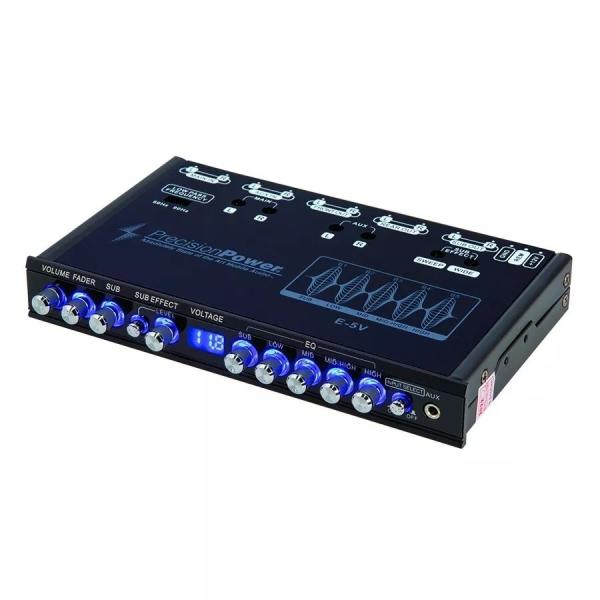 E.5V LED付 5バンド パラメトリック イコライザー PPI プレシジョンパワーPrecisi...