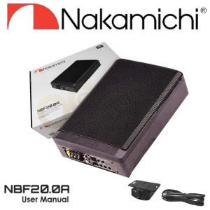 NBF8.1A 20cm (8インチ) アルミ材質ウーハー Max.1500W アンプ内蔵 超