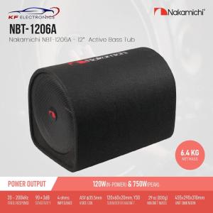 NBT-1206A 30cm アンプ内蔵BOX Max.750W ナカミチ Nakamichi