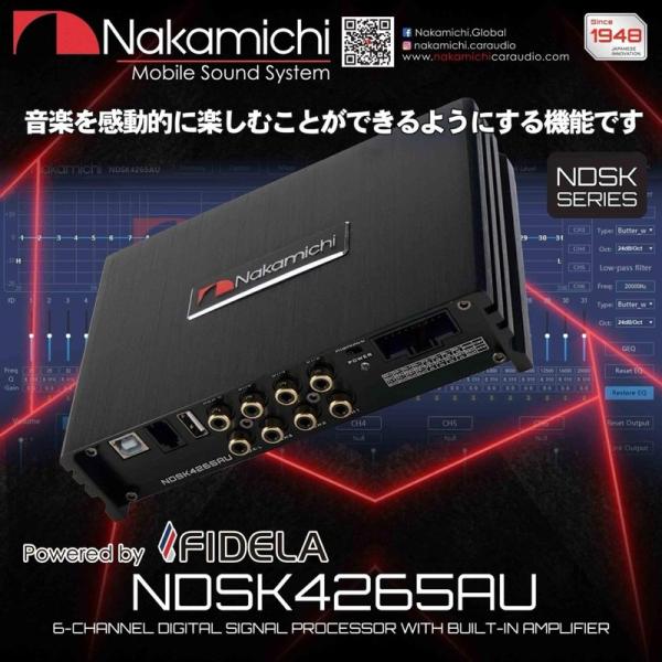 ■USA Audio■ Nakamichi NDSK4265AU+配線セット 31バンド 6ch D...