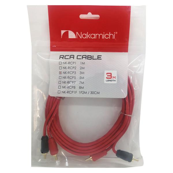 NK-RCP3 2ch 3M RCAケーブル ナカミチ Nakamichi