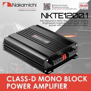 NKTE1200.1 NKTEシリーズ 1ch パワーアンプ ●小型●Class D Max.7000W ナカミチ Nakamichi