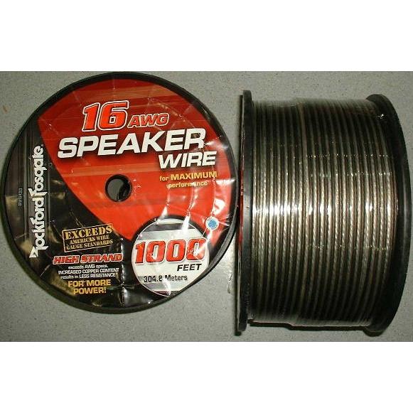 RFW16-1000 16ゲージ(16GA) スピーカーケーブル ロックフォード Rockford