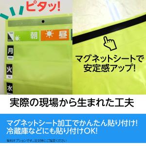 お薬ポケット1週間 1枚 1週間分 お薬カレン...の詳細画像2
