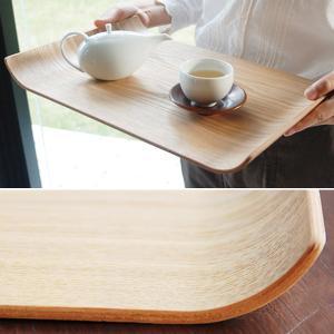 トレイ トレー 木製 お盆 約30cm 楕円形 食器 天然木 ナチュラル