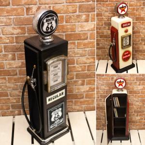 レトロ ガソリンスタンド型 収納棚 小物入れ アメリカン インテリア ラック 棚 収納ラック 収納棚 アメリカン おしゃれ インテリア 扉付き
