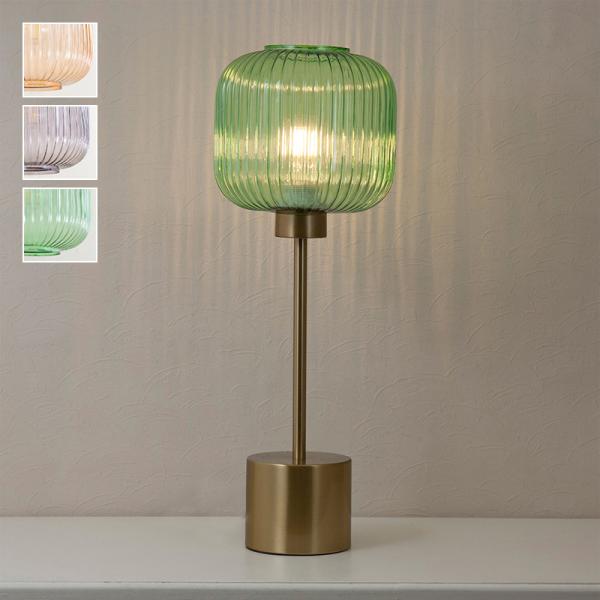 テーブルランプ led 北欧 おしゃれ 照明器具 ガラス シェード 1灯 テーブルライト 置き型照明...
