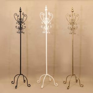 コートハンガー 白 ホワイト ハンガー ポール ラック スタンド