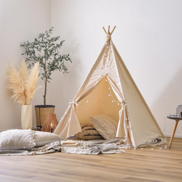 ティピーテント テント インテリア 飾りつけ 屋内用 室内 ダイニング 子ども部屋 子供部屋 オブジ...
