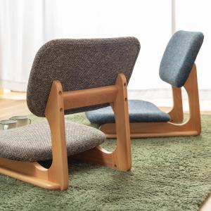 回転座椅子 ロータイプ 座椅子 タモ材 モダン 和モダン : 手づくり家具
