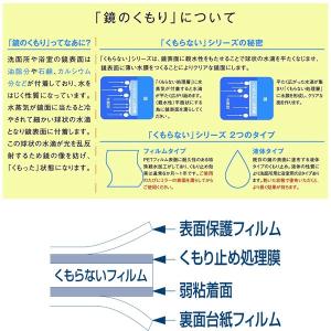 曇り止めフィルム 鏡に貼る くもり止めシート ...の詳細画像2