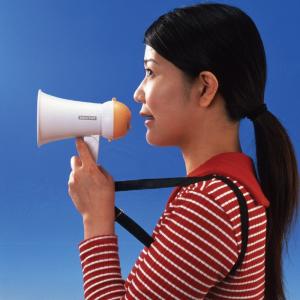 拡声器 ミニ コンパクト 小型 メガホン 小さい 大音量