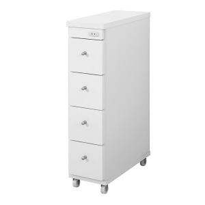 隙間収納 幅 25cm すき間 収納 棚 洗面所 キッチン 4段 引き出し