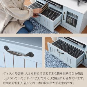テレビ台 コンパクト 北欧風 カントリー 引出...の詳細画像2
