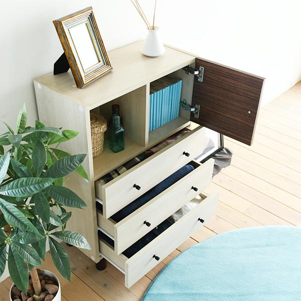 チェスト たんす 棚 収納 引き出し フリーラック タンス おしゃれ かわいい レトロ 北欧 インテ...