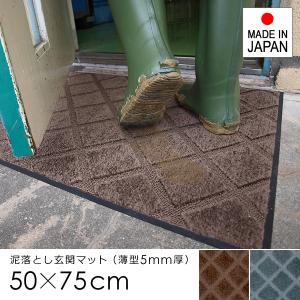 玄関マット 50×75cm ドアマット 屋外用 マット 薄型