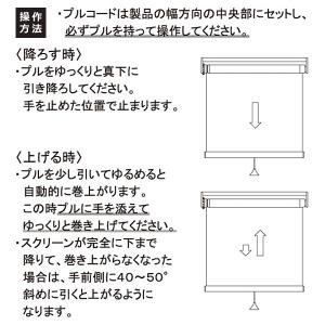 ロールスクリーン 和風 幅180cm 高さ18...の詳細画像5