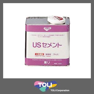 USセメント 3kg 東リ NUSC-S 耐湿工法用接着剤 ビニル床材 タイル CFシート 塩ビ フロアタイル プラート 初期 粘着力 床暖房対応 一液型｜usagi-shop