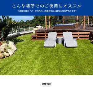 人工芝 ロール 芝生 幅1.2m ナイロン 防...の詳細画像4