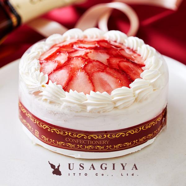ショートケーキ 生クリーム ストロベリーケーキ イチゴ 苺 いちごのショートケーキ 5号 ホールケー...