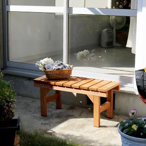 ベンチ 木製 庭 屋外 玄関 ガーデン 縁台 和風 定番 デザイン おしゃれ