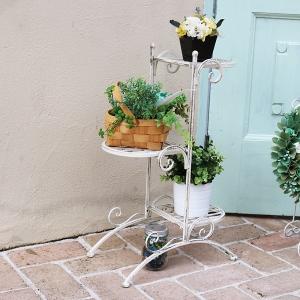 フラワースタンド 花台 3点セット ガーデンラック 棚 北欧 カフェ
