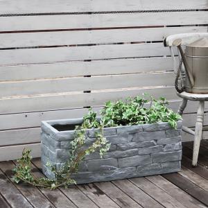 プランター おしゃれ レンガ調 大型 リアル 北欧 屋外 花 野菜 大きい ガーデニングプランター カバー 植木鉢 家庭菜園 マンション グレー 長方形 約80cm 30cm Sms Ter Gr800 うさぎ屋 株式会社一兎 通販 Yahoo ショッピング