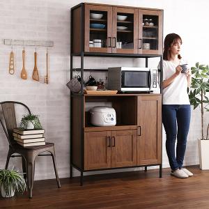 食器棚 おしゃれ 西海岸風 北欧 アメリカン レトロ Cafe カフェ インテリア カントリー ナチュラル スチール 木目 キッチンラック レンジ台 スライド棚 開き戸 Szo Gck 10 うさぎ屋 株式会社一兎 通販 Yahoo ショッピング