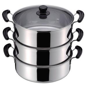 ホクア セイロセット33cm【アルミ丸型蒸し器】 北陸アルミニウム hokua