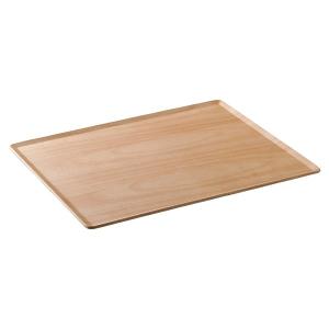 プレイスマット 220×120mm 木製トレー ウッド トレイ 黒 ブラック