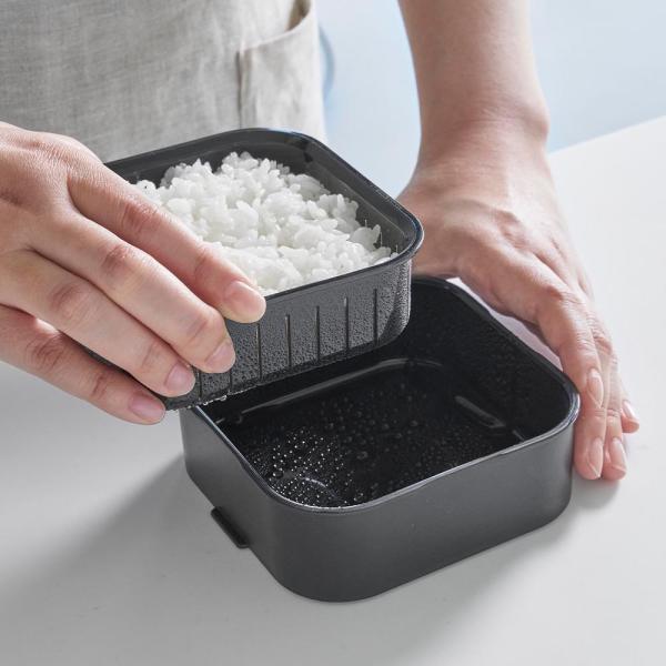 温まりやすい立つ冷凍ごはん容器 タワー TOWER 一膳 2個組