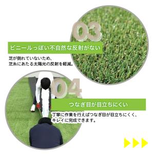 人工芝 ロール 防炎 透水 ゴルフ サッカー ...の詳細画像4