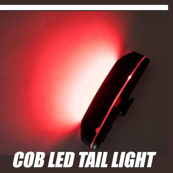 テールライト COB LED 自転車用 ロードバイク サイクルライト USB充電 (K6)  テール...