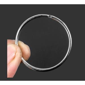 キーリング ラウンドコイル 1個 外径30mm 線径:1.9mm (S4)