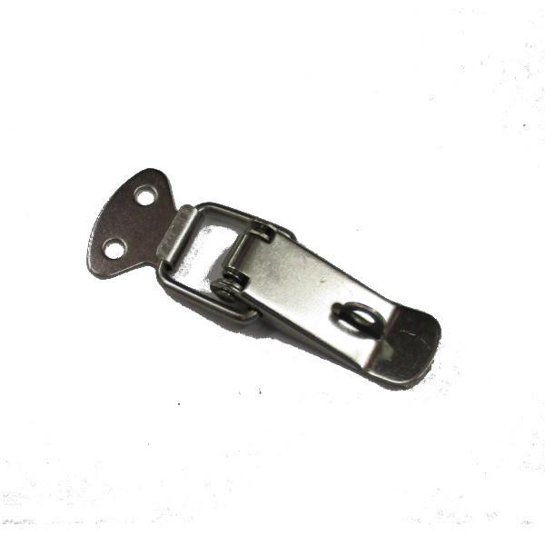 前止め金具  ステンレス 1組 南京錠穴付き (ネジ4本付) (GG1)