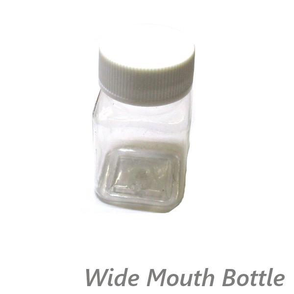 PET 広口瓶 50ml 角瓶  透明で中身が見やすい (Z87)