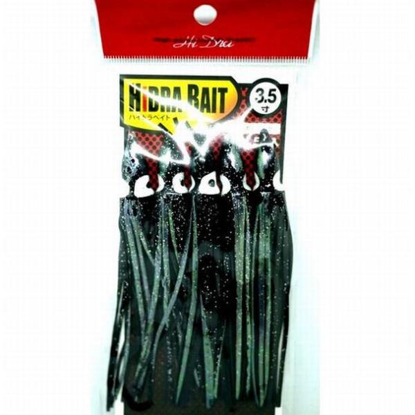 ハイドラベイト　3.5寸　レインボーブラック（5本入） タコベイト 黒
