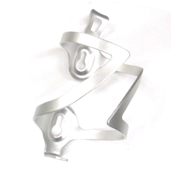 ボトルケージ シルバー ドリンクホルダー 超軽量 サイクルボトルケージ アルミ合金製 自転車 ロード...