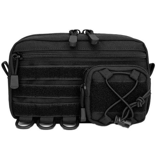 アウトドア用 MOLLE ポーチ ツールオーガナイザー スポーツ ウエストポーチ ベルトジッパー ユ...