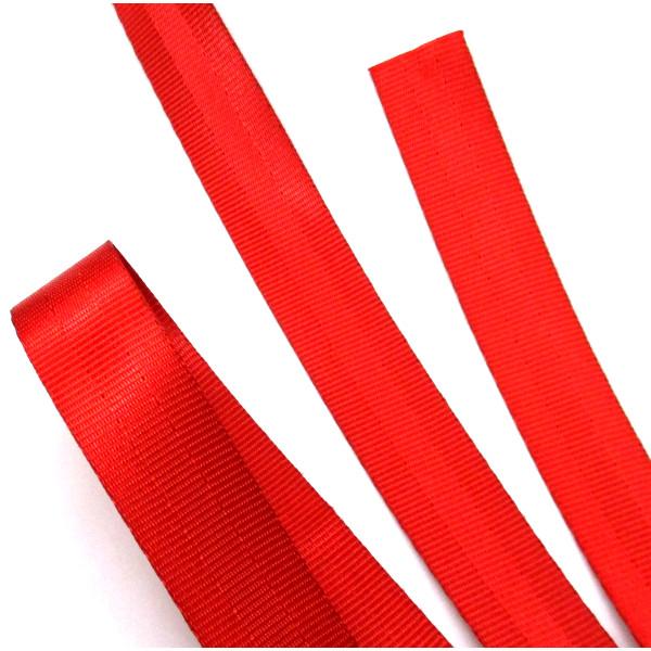 ナイロンテープ (赤)  25mm 巾 50cm単位 カット売り(Z80)