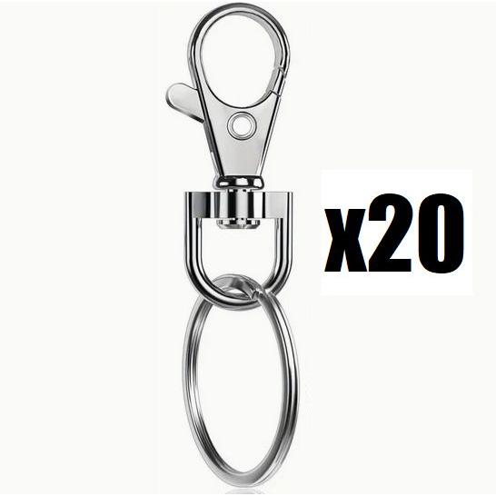 レバーナスカン+キーリング 20個セット