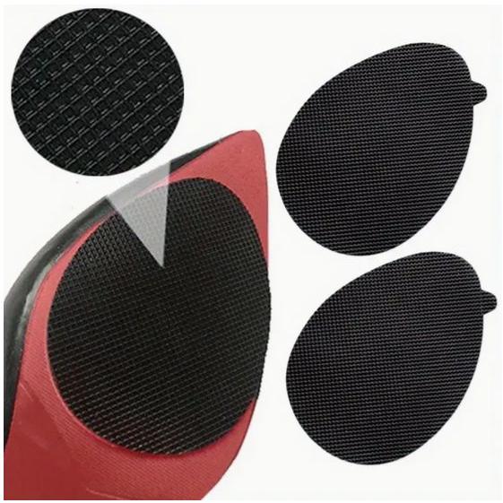 4枚セット 滑り止め靴底ステッカー ゴム靴底修理パッド 靴底穴埋めパッチ 粘着 靴底保護
