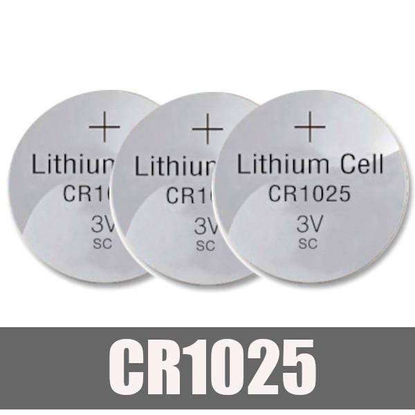 CR1025 リチウムコイン電池 3個