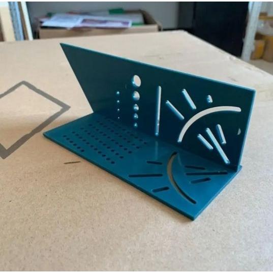 1pc 木工定規 3D マイター角度測定ゲージ  正方形サイズ測定ツール (T51)