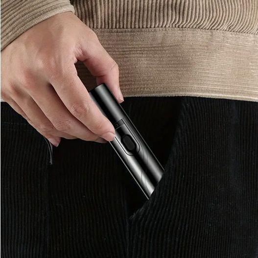 鼻毛シェーバー 電池式 耳と鼻の毛トリマー充電式 鼻毛トリマー- 痛みのない眉毛顔の脱毛 (電池別売...