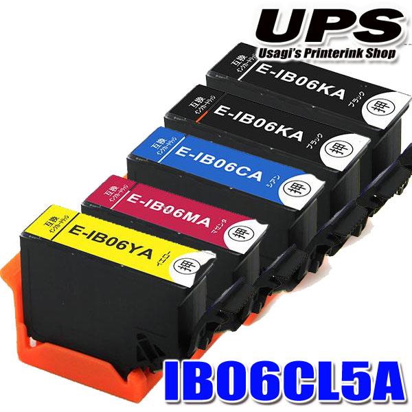互換品 IB06CL5A エプソン プリンターインク 4色セット(5本パック) 互換 インクカートリ...