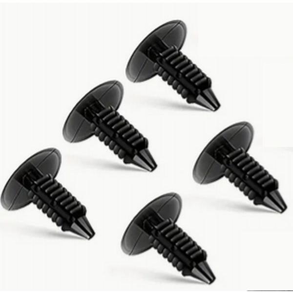 5個 プラスチック バンパーファスナーリベット クリップ 7.5mm ホールリテーナー オートボディ...