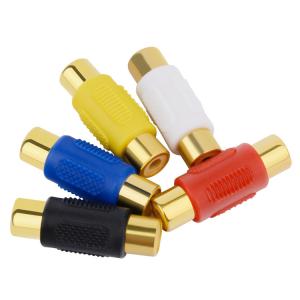 1RCA - 1RCA 端子用 黒 ジョイント...の詳細画像1